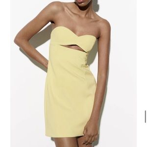 ZARA STRAPLESS DRESS